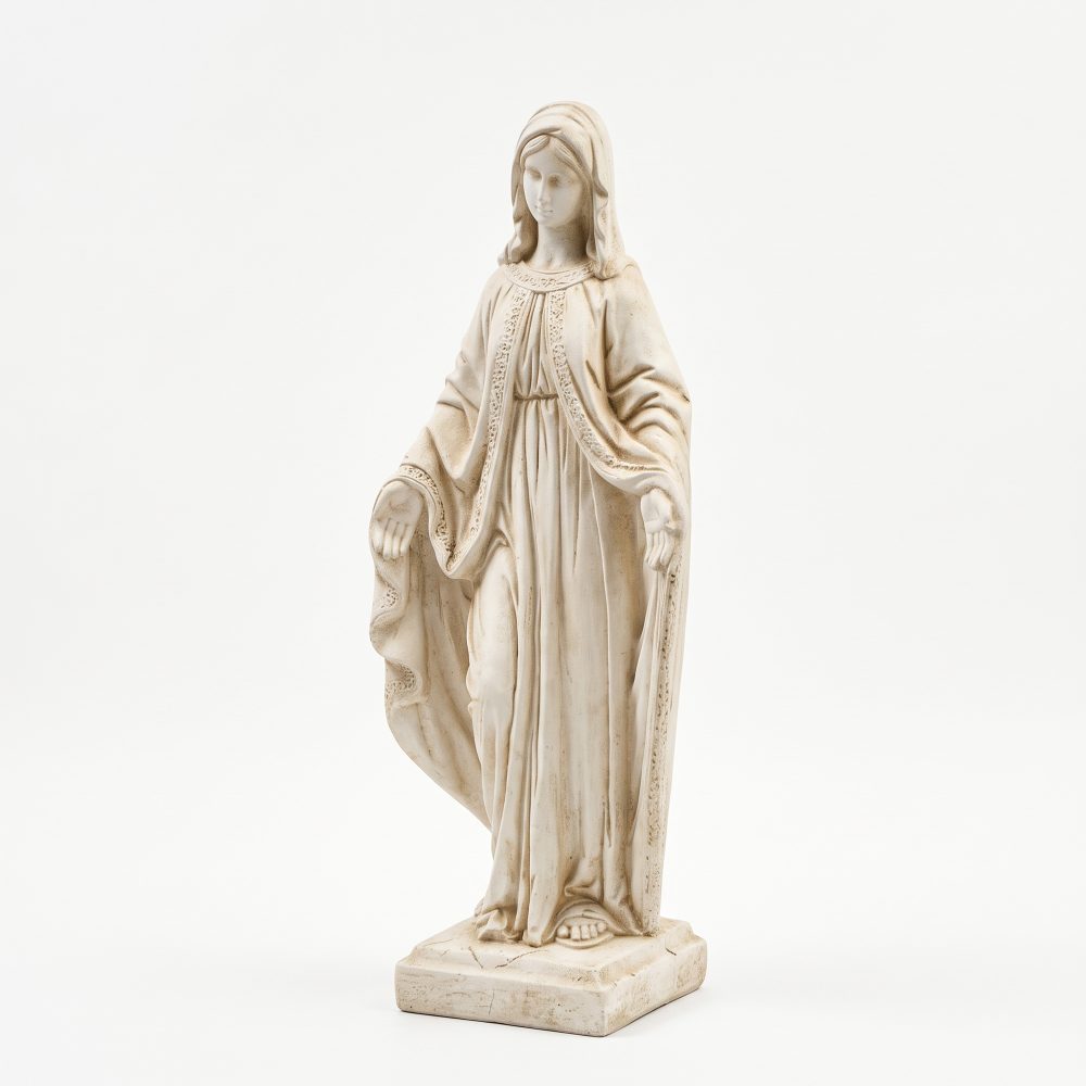 Virgin Mary Garden Statue Outdoor Sculpture Weatherproof 81cm